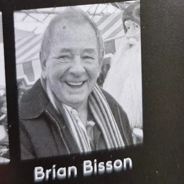 An image of a printed photograph of Brian Bisson
