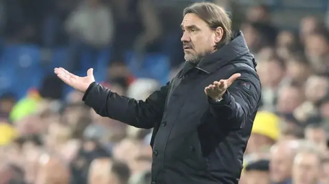 Daniel Farke managing Leeds