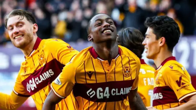 Motherwell celebrate