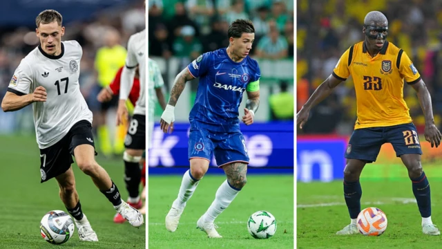 Florian Wirtz, Enzo Fernandez, Moises Caicedo
