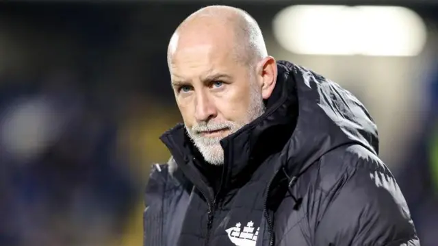 Larne manager Gary Haveron