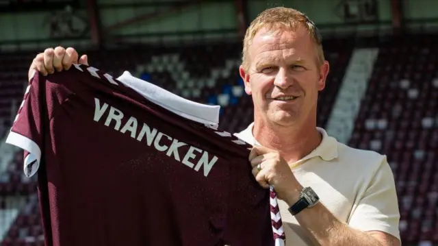 Heart of Midlothian head coach Wouter Vrancken