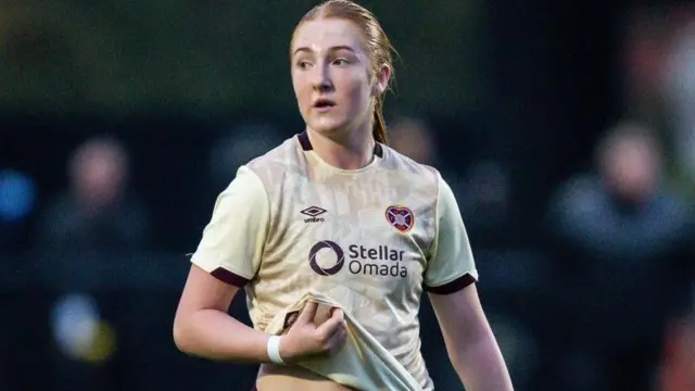 Hearts midfielder Eilidh Shore is one of six players called up by Scotland for the first time