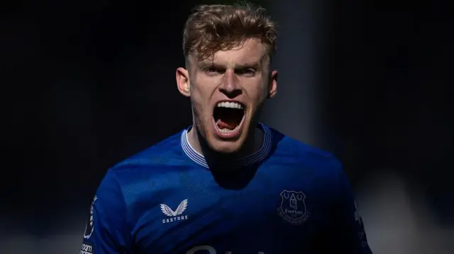 Everton defender Jarrad Branthwaite