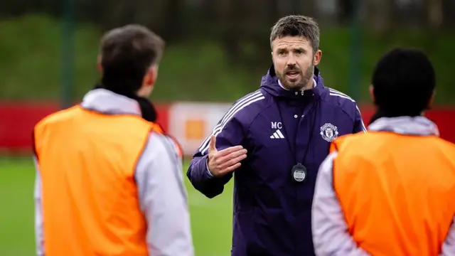 Manchester United caretaker manager Michael Carrick