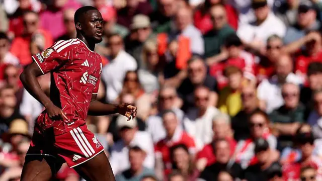 Liverpool defender Ibrahima Konate