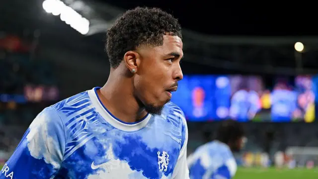 Wesley Fofana of Chelsea FC looks on