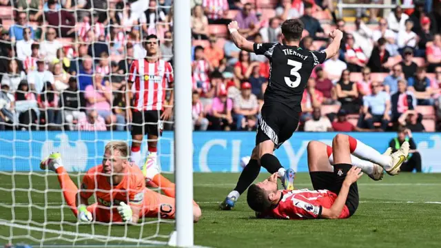Kieran Tierney celebrates