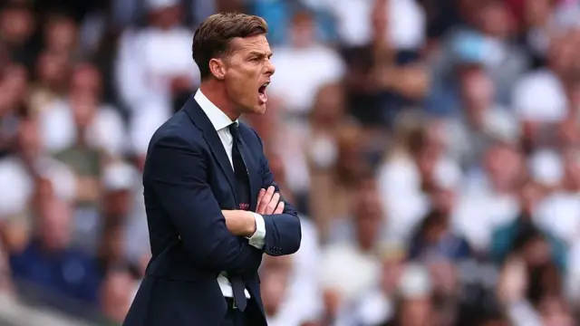 Burnley Manager Scott Parker during the Premier League match between Tottenham Hotspur and Burnley at Tottenham Hotspur Stadium