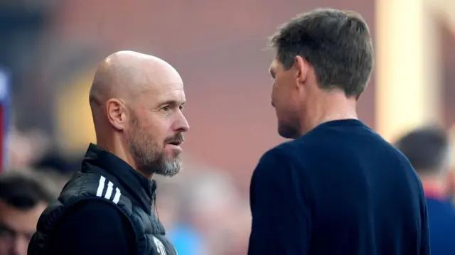 Erik Ten Hag and Oliver Glasner 