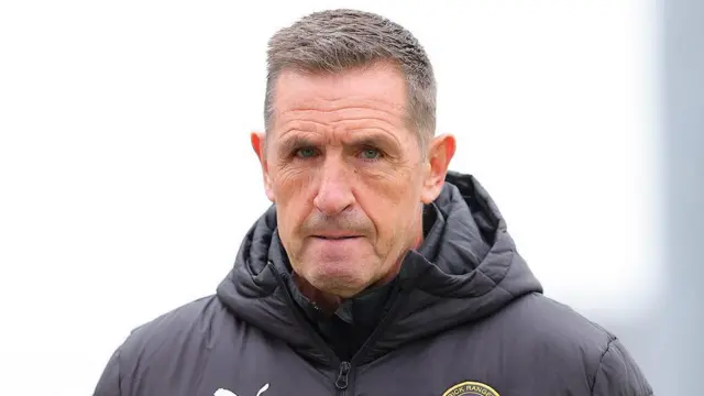 Carrick Rangers manager Stephen Baxter