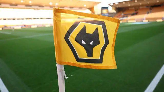 Corner flag at Molineux 