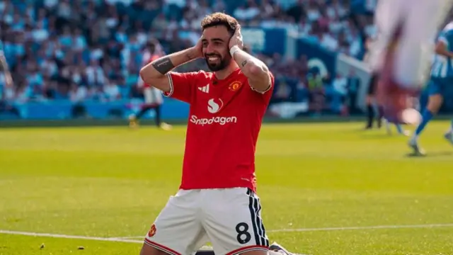 Manchester United captain Bruno Fernandes