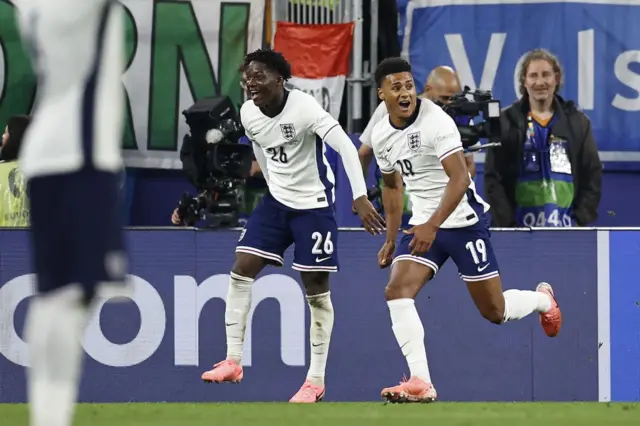 Ollie Watkins celebrates