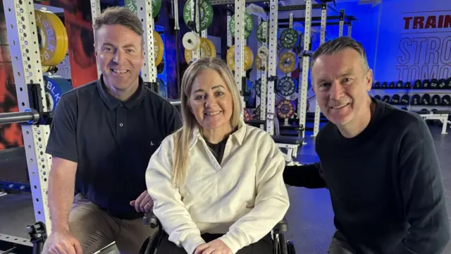 Thomas Niblock, Catriona Graham and Oisin McConville