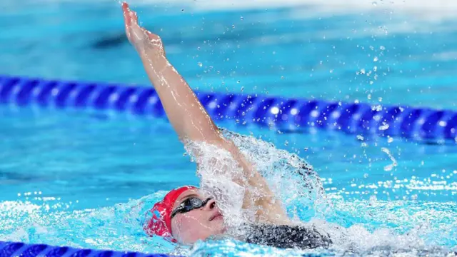  Katie Shanahan of Team Great Britain competes in the Women’s 400m Individual Medley Heats on day three of the Olympic Games Paris 2024 at Paris La Defense Arena 