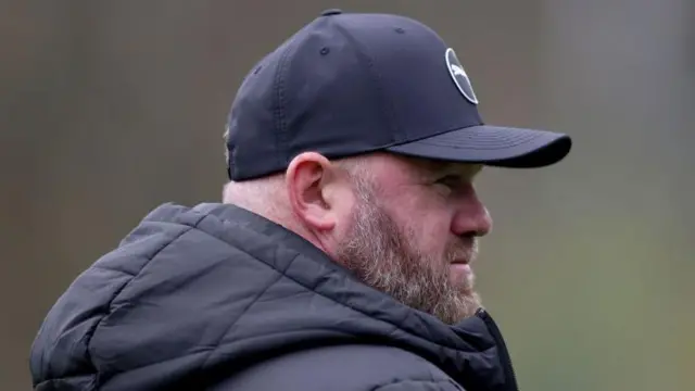 Wayne Rooney on the training pitch for Plymouth Argyle