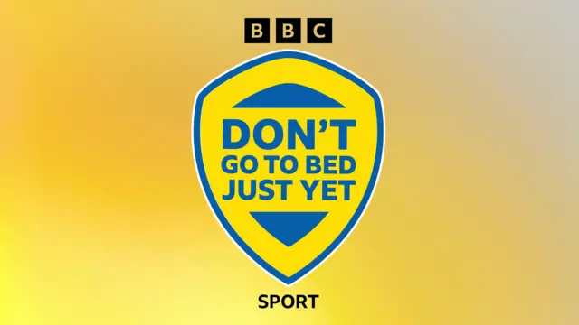 Don't go to bed just yet podcast