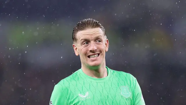 Jordan Pickford grits his teeth