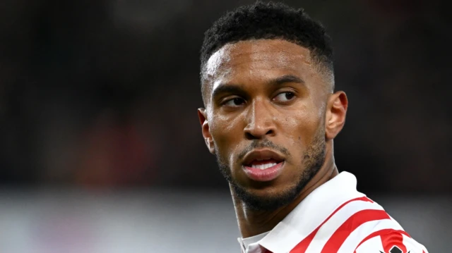 Stoke City striker Tyrese Campbell