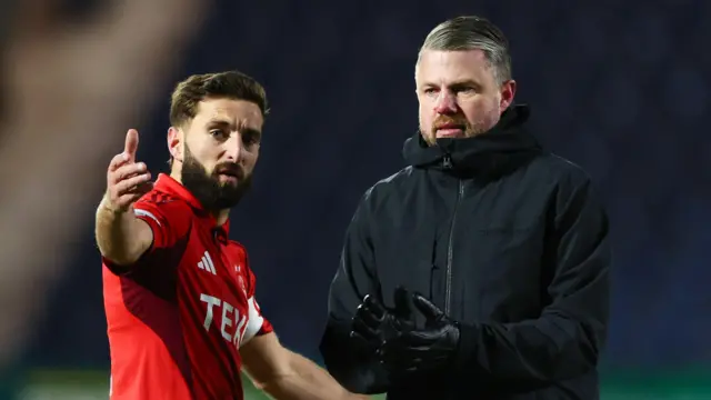 Graeme Shinnie and Jimmy Thelin