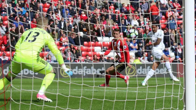 Kyle Naughton scores a spectacular goal in Swansea's win at Sunderland in 2016-17