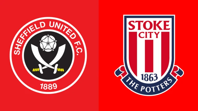 Club badges of Sheff Utd and Stoke City 