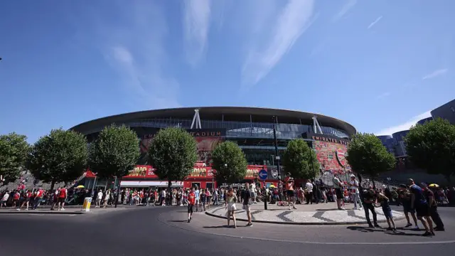 General view outside of Emirates Stadium