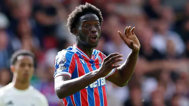 Romaine Esse playing for Crystal Palace