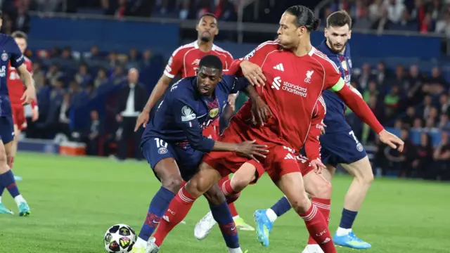  Ousmane Dembele and Virgil Van Dijk 