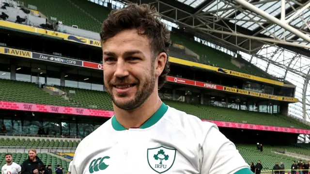 Caelan Doris pictured at the captain's run