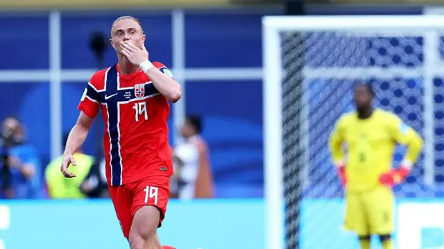 Thelo Aasgaard scored for Norway
