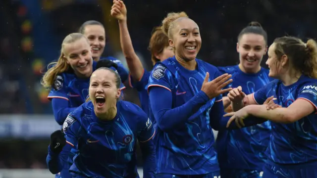 Chelsea celebrate
