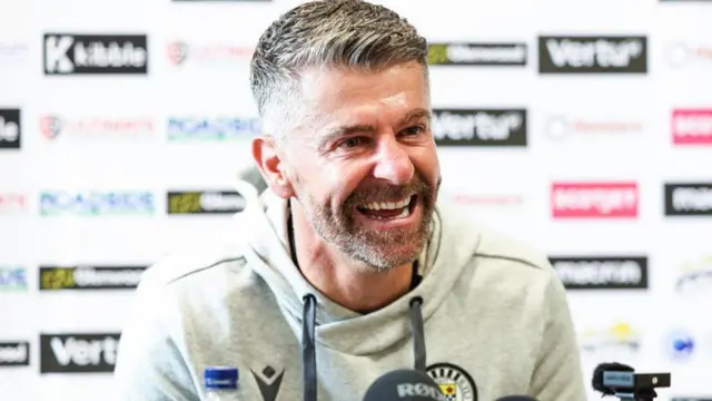 St Mirren manager Stephen Robinson 
