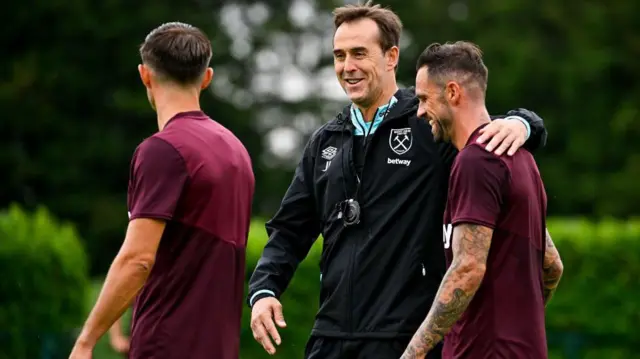 Julen Lopategui and Danny Ings