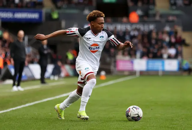 Aimar Govea in action against QPR