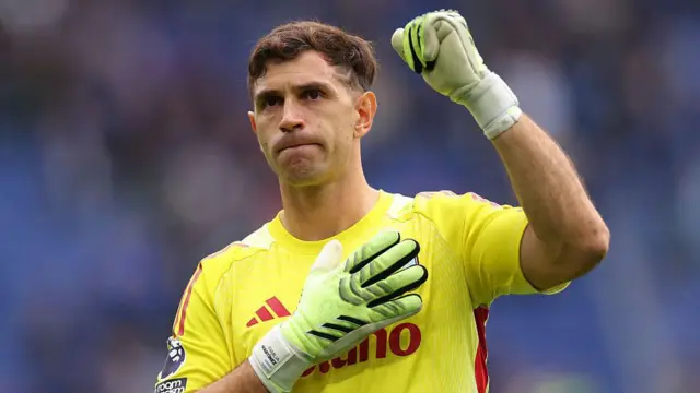 Emiliano Martinez of Aston Villa 
