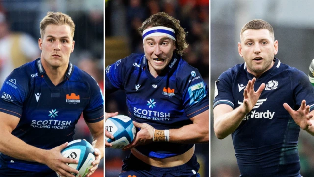 Duhan van der Merwe, Jamie Ritchie, Finn Russell