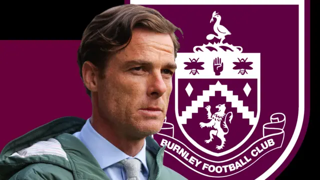 Burnley badge with Scott Parker