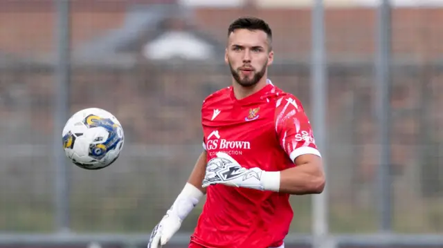 St Johnstone goalkeeper Ross Sinclair