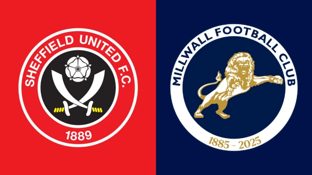 Side-by-side of Sheffield United and Millwall club badges