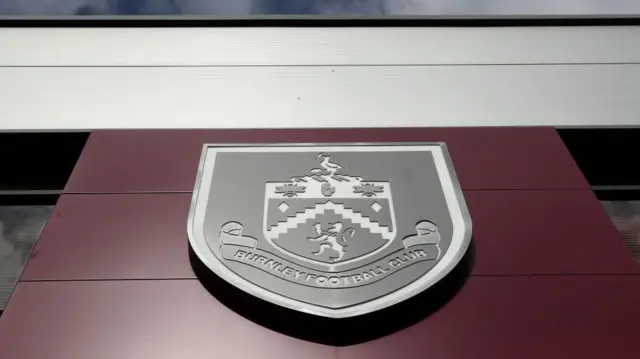 General view of Burnley badge