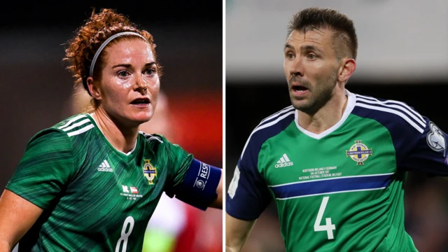 Marissa Callaghan and Gareth McAuley