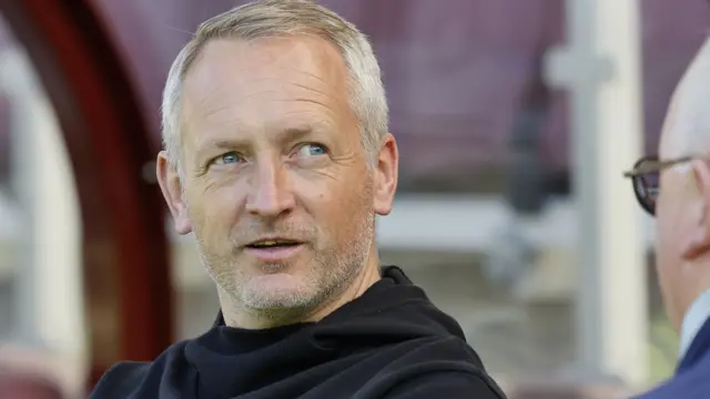  Hearts head coach Neil Critchley arrives during a William Hill Premiership match between Heart of Midlothian and Dundee United at Tynecastle Park