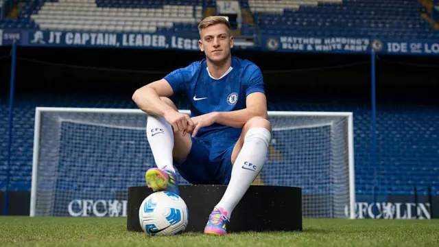 Delap's unveiling by Chelsea