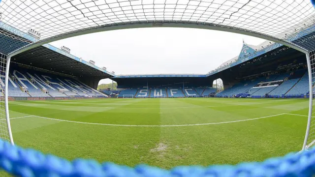 A general view of the pitch and stands at Hillsborough