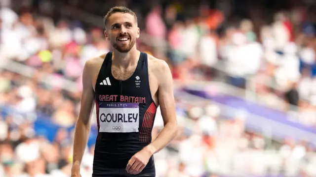 Great Britain's Neil Gourley during the Men's 1500m Round 3 at the Stade de France on the seventh day of the 2024 Paris Olympic Games in France.