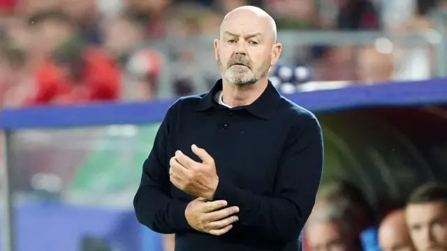 Scotland head coach Steve Clarke