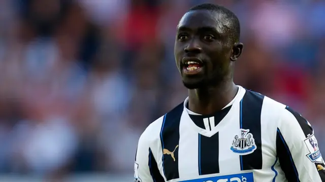 Papiss Cisse in action for Newcastle