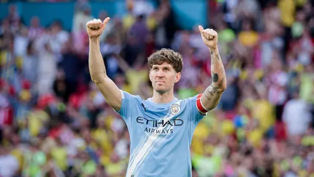 John Stones acknowledges the fans